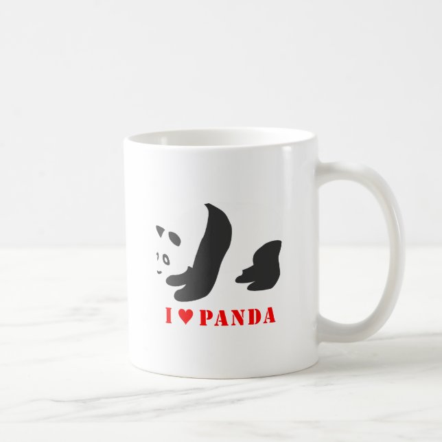 I Kärlek Panda (Svarta havet) Kaffemugg (Höger)