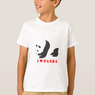I Kärlek Panda (Svarta havet) Tee Shirt