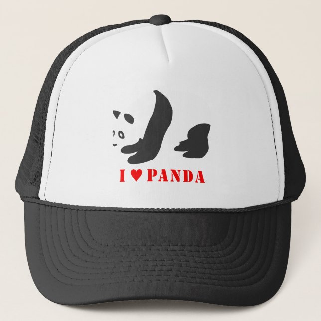 I Kärlek Panda (Svarta havet) Truckerkeps (Framsida)