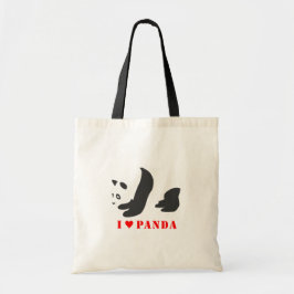 I Kärlek Panda (Svarta havet) Tygkasse