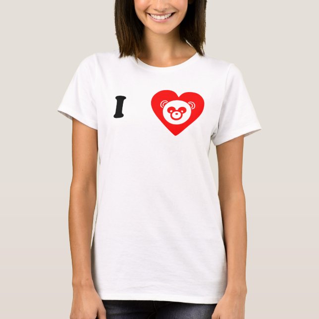 I KÄRLEK PANDA TEE (Framsida)