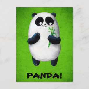 I kärlek Panda Vykort