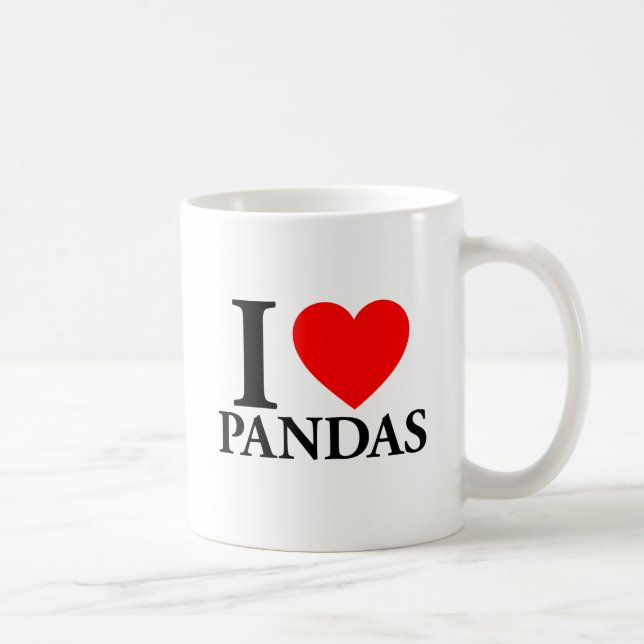 I Kärlek Pandas Kaffemugg (Höger)