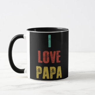 I kärlek Pappa Gift fars dag Vintage  Mugg