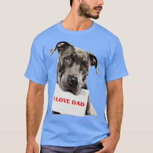 I kärlek Pappa Pitbull T Shirt