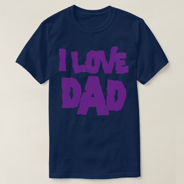 I KÄRLEK PAPPA T SHIRT (Design framsida)
