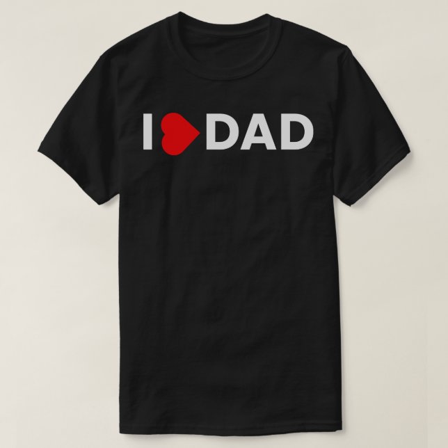 I KÄRLEK PAPPA T SHIRT (Design framsida)