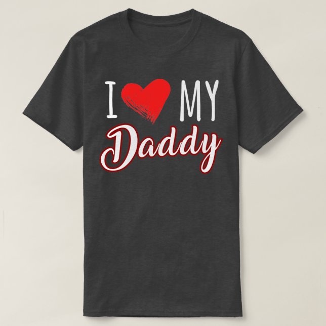 i kärlek, pappa t shirt (Design framsida)