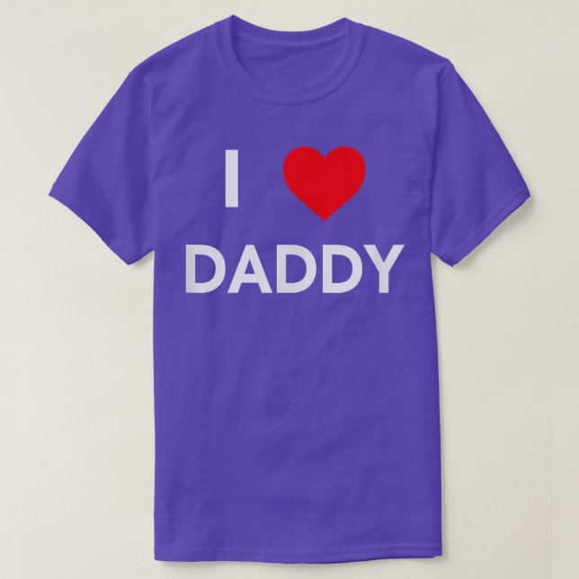 I Kärlek pappa T Shirt (Design framsida)