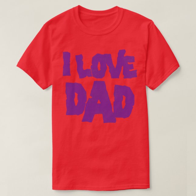 I KÄRLEK PAPPA T SHIRT (Design framsida)