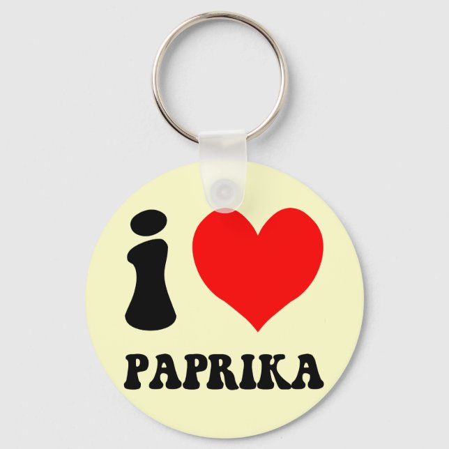 I kärlek paprika nyckelring (Framsida)
