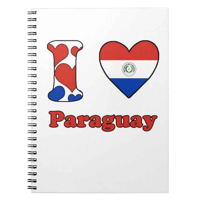I kärlek Paraguay Anteckningsbok (Framsidan)