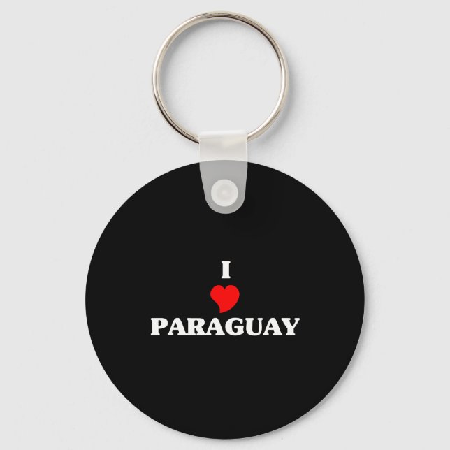 I Kärlek Paraguay Nyckelring (Framsida)
