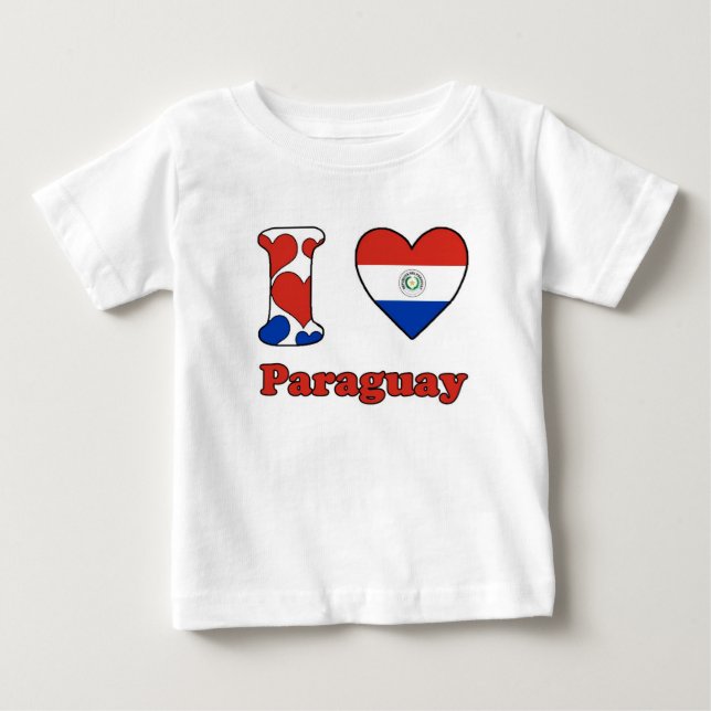 I kärlek Paraguay T-shirt (Framsida)