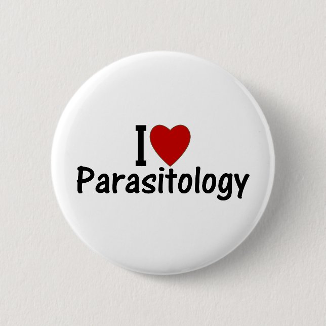 I Kärlek Parasitology Knapp (Framsida)