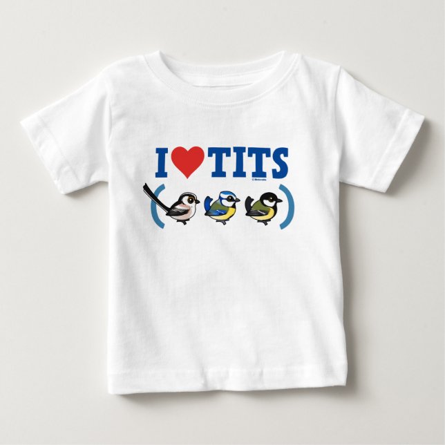 I Kärlek Paridae EU Tee Shirt (Framsida)