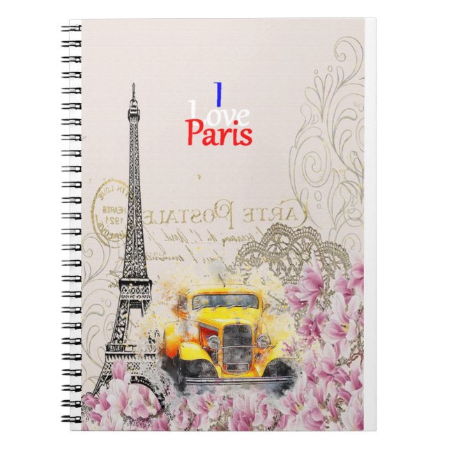 I Kärlek Paris Anteckningsbok (Framsidan)