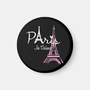 I Kärlek Paris Eiffel Torn Frankrike Fransk Souven Magnet