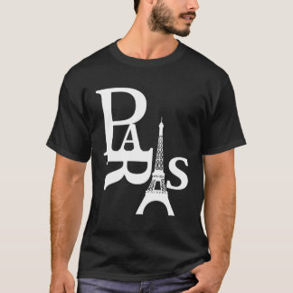 I Kärlek Paris Eiffel Torn Frankrike T Shirt