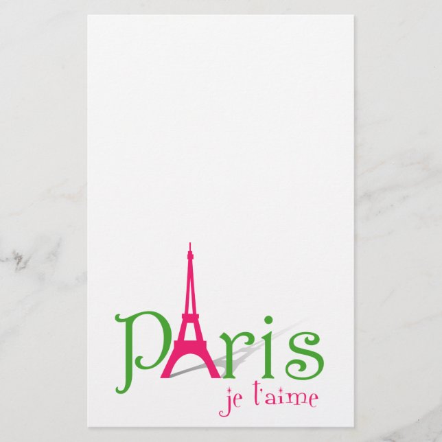 I kärlek Paris Flygblad (Framsidan)
