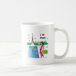 I kärlek Paris, Frankrike Kaffemugg