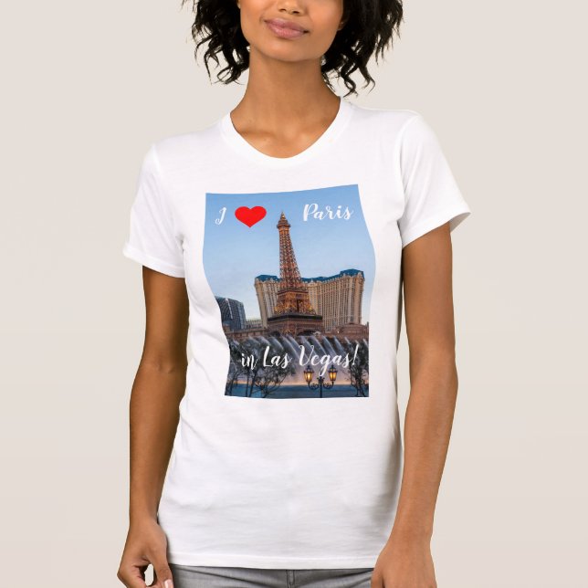 I Kärlek Paris i Las Vegas T-shirt (Framsida)