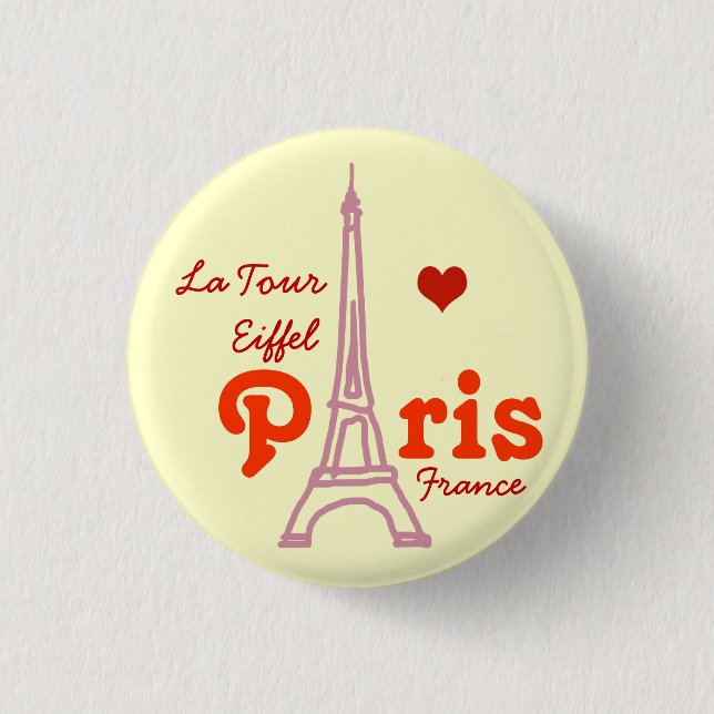 I kärlek Paris. Knapp (Framsida)