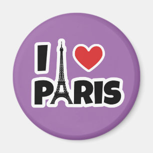 I kärlek Paris Magnet
