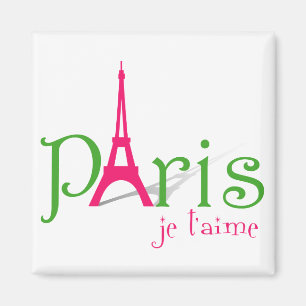 I kärlek Paris Magnet