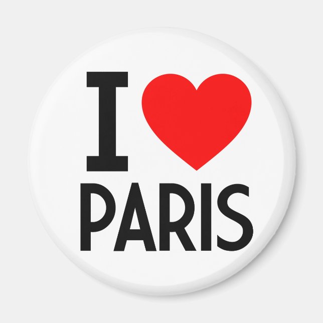 I Kärlek Paris Magnet (Framsidan)