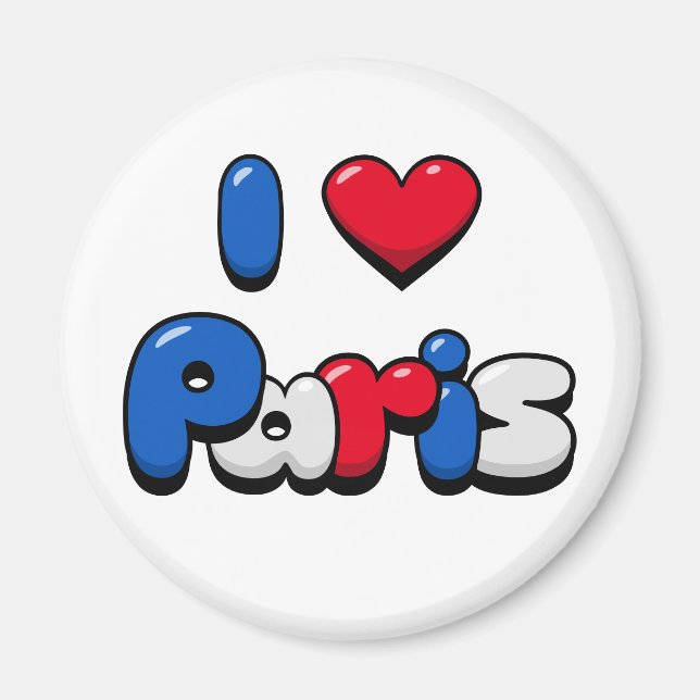 I Kärlek Paris Magnet (Framsidan)