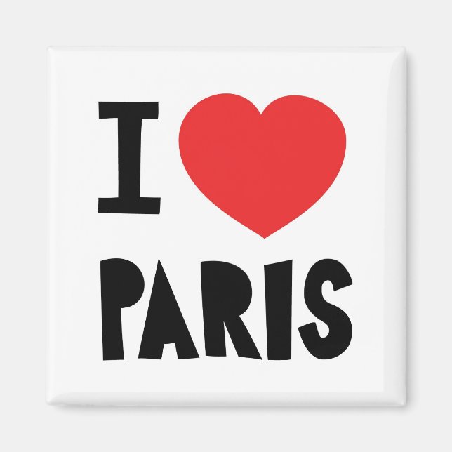 I kärlek Paris Magnet (Framsidan)