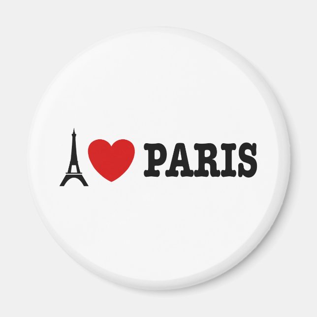 I Kärlek Paris Magnet (Framsidan)