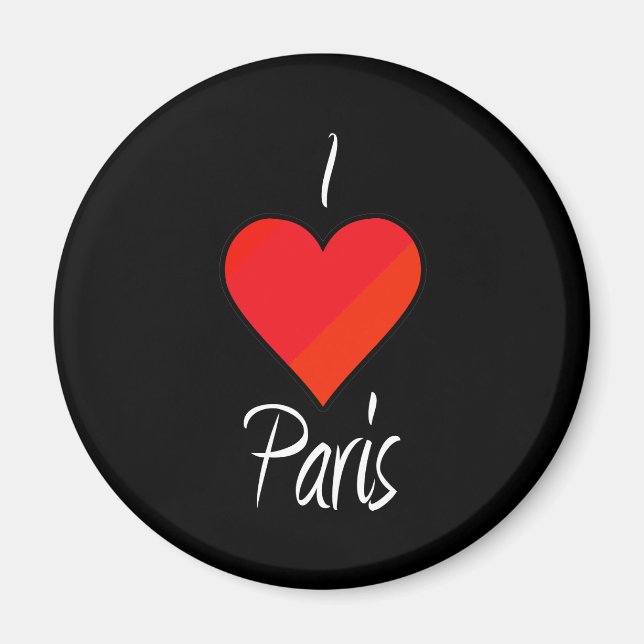 I Kärlek Paris Magnet (Framsidan)