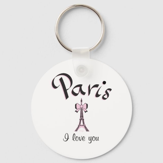 I kärlek Paris Nyckelring (Framsida)
