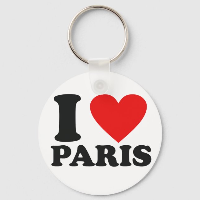 I kärlek Paris Nyckelring (Framsida)
