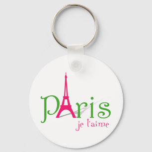 I kärlek Paris Nyckelring
