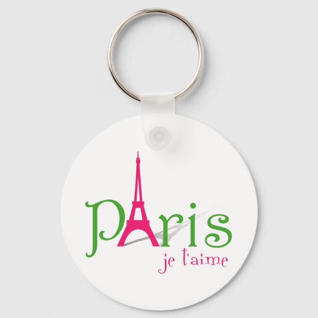 I kärlek Paris Nyckelring (Framsida)