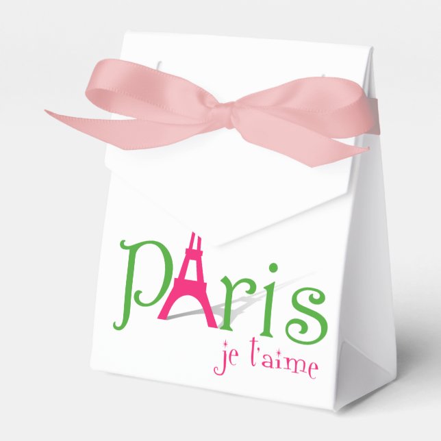 I kärlek Paris Presentaskar (Framsidan Sidan)