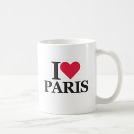 I Kärlek Paris, Romantic Travel-Inspired Paris Kaffemugg