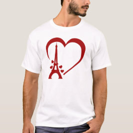I Kärlek Paris, Romantic Travel-Inspired Paris T Shirt