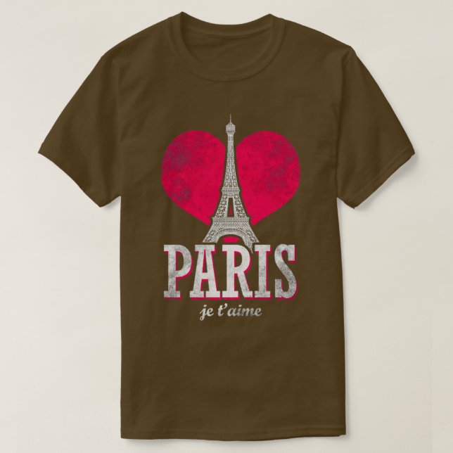 I Kärlek Paris T Shirt (Design framsida)
