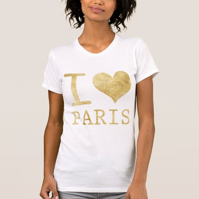 I Kärlek Paris T-Shirt (Framsida)