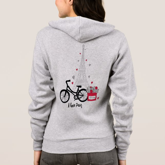 I Kärlek Paris T Shirt (Baksida)