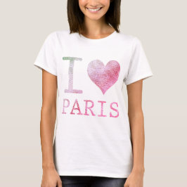 I Kärlek Paris T-skjorta T Shirt