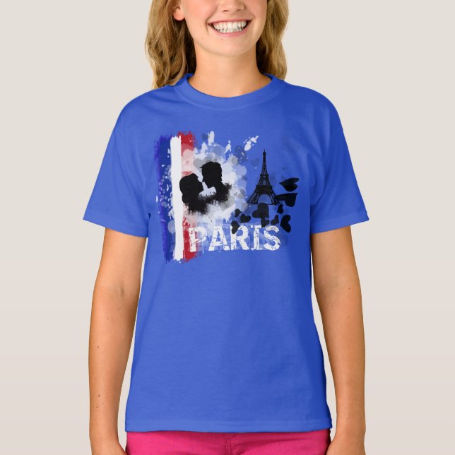 I kärlek Paris Tee (Framsida)