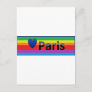 I Kärlek Paris Vykort
