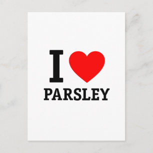 I Kärlek Parsley Vykort