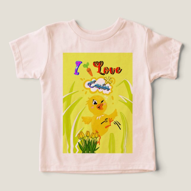I KÄRLEK PÅSK T SHIRT (Design Framsida)