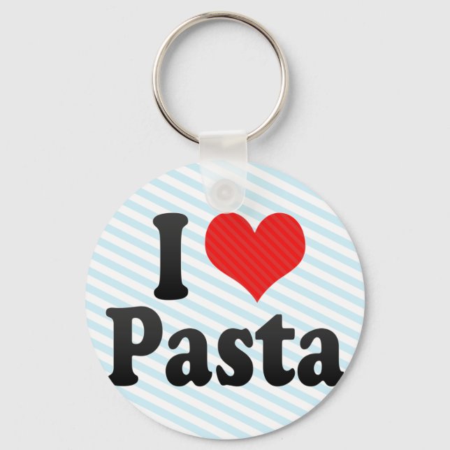 I Kärlek Pasta Nyckelring (Framsida)